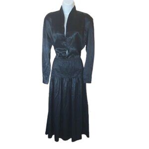 Black VINTAGE Dress Size Small